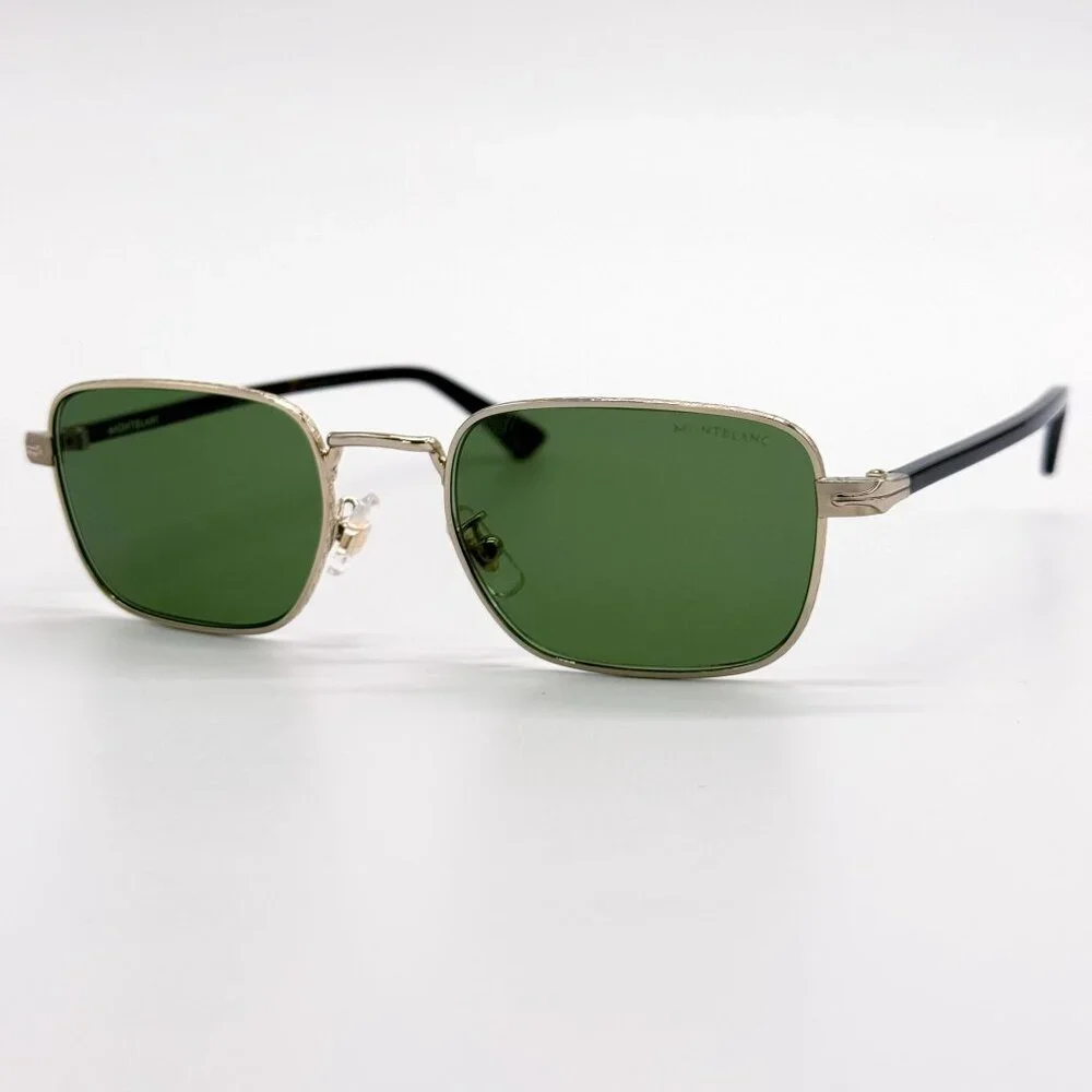 NEW MONTBLANC SUNGLASSES MEN BLACK/GREEN MB0339S 002 EYEWEAR MONTBLANC